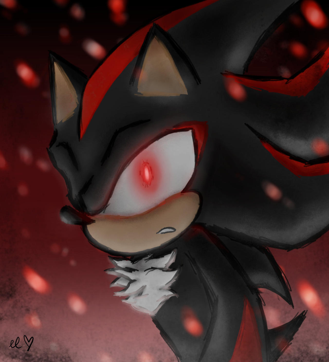 Shadow Reworked Shadow the Hedgehog (old - see rework) by elsketch on DeviantArt