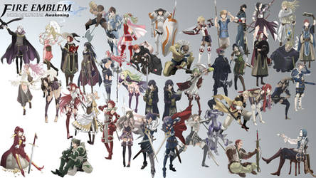 Fire Emblem Awakening - All Characters Wallpaper