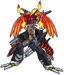 Skull Burning Kuwaga Greymon Apollo Mode