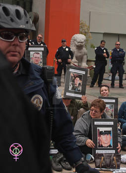 Peace Rally in Los Angeles on March 19, 2011