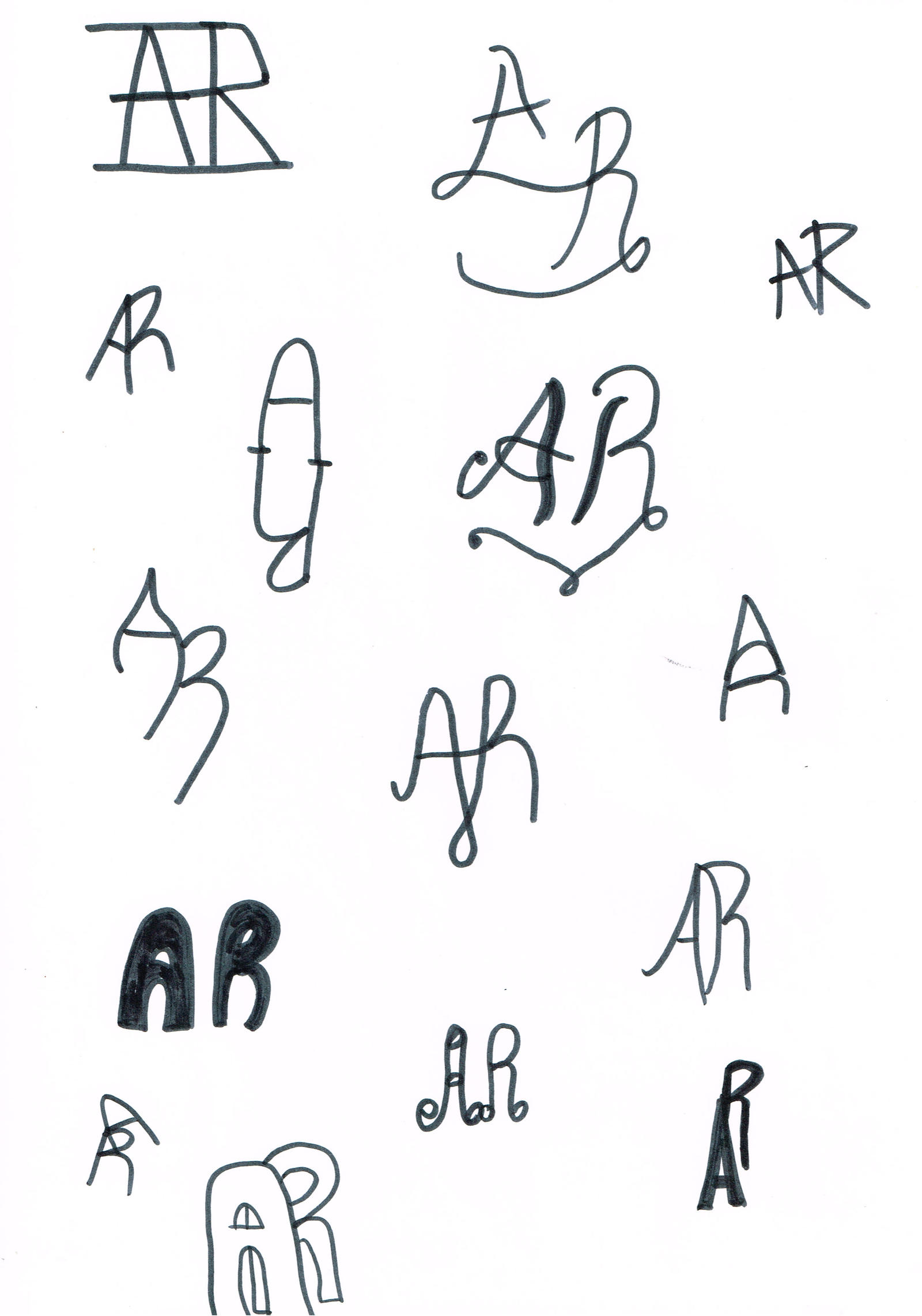 Monogram Rajz Monogram Sketches by aRose95 on DeviantArt