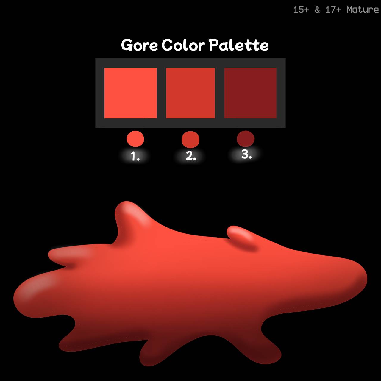 Gore Color Code Color Palette of Gore (NOT FOR CHILDREN) by IsabellaJazminTheCat on ...