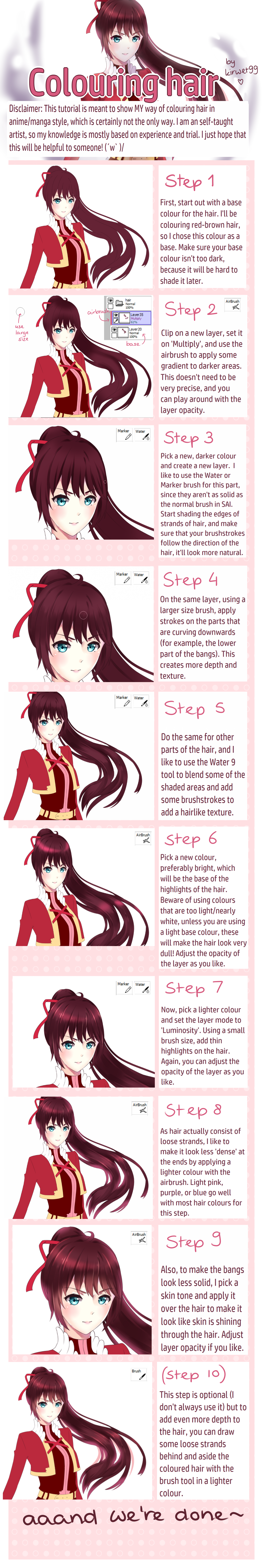 Hair Coloring Tutorial by Marimari999 on DeviantArt