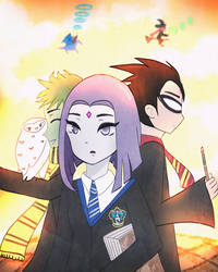 Teen Titans x Hogwarts