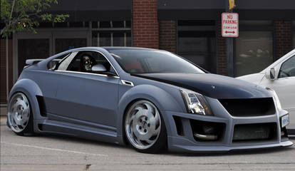 caddy CTS-V of the dark side