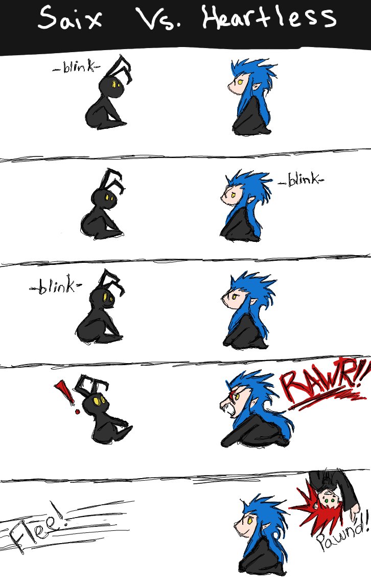 Saix Vs. Heartless