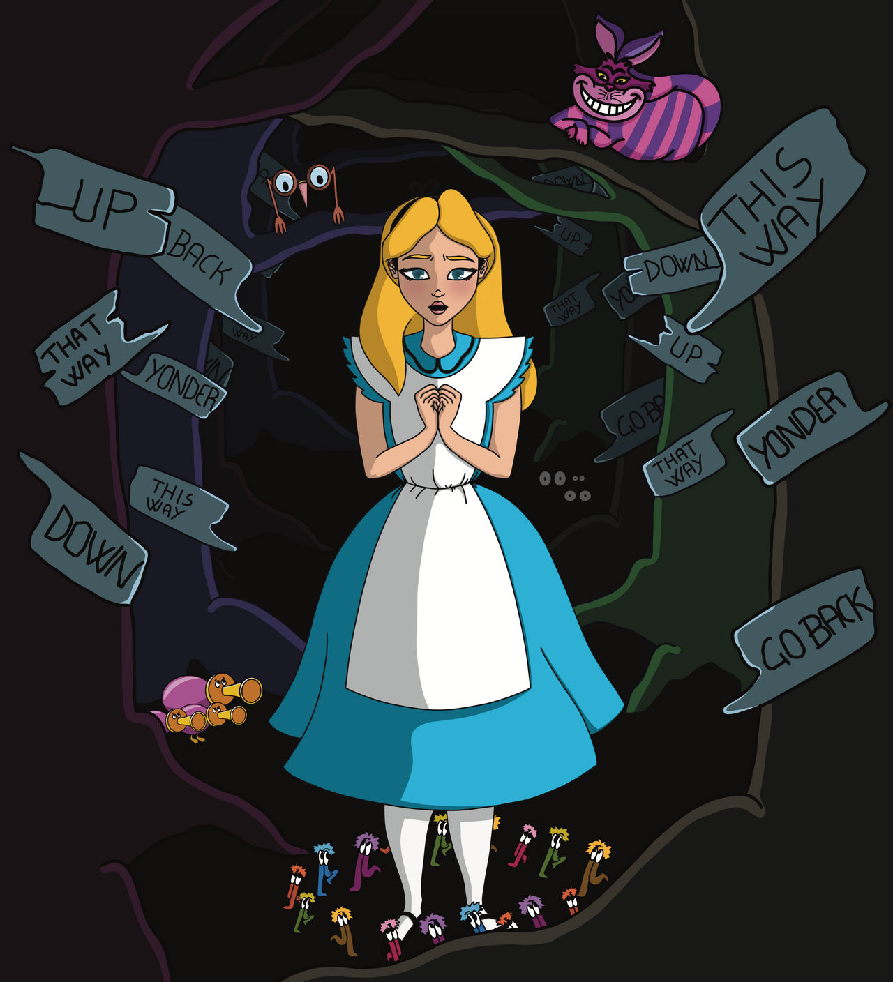Alice In Wonderland By Sabartdm On Deviantart Alice In Wonderland By Sabartdm On Deviantart