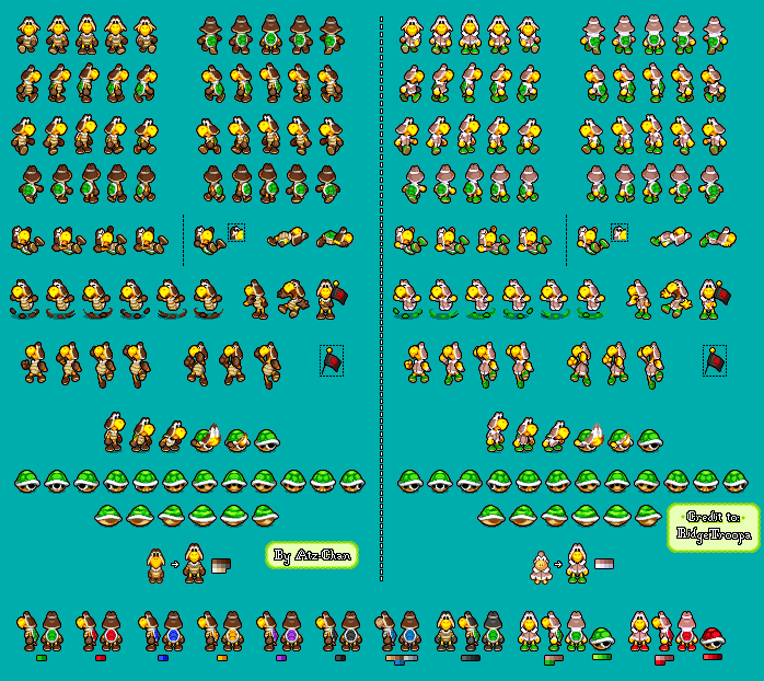 Koops Shell Sprite Koopa Bros Sprites