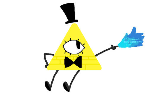 Bill cipher with fire - Gravity Falls