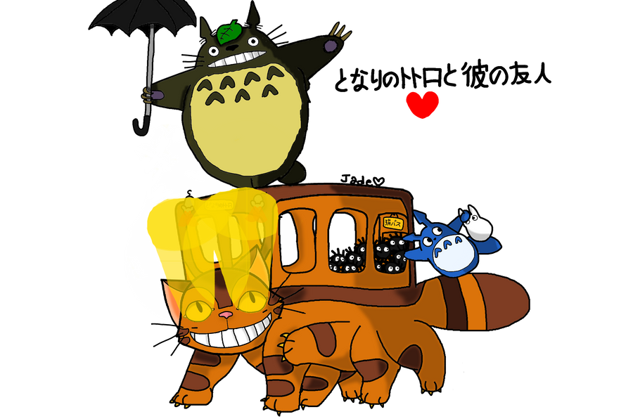 Totoro And His Friends By Jounia On DeviantArt totoro-and-his-friends-by-jounia-on-deviantart