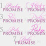 Typography Test - Pinky Promise Fonts