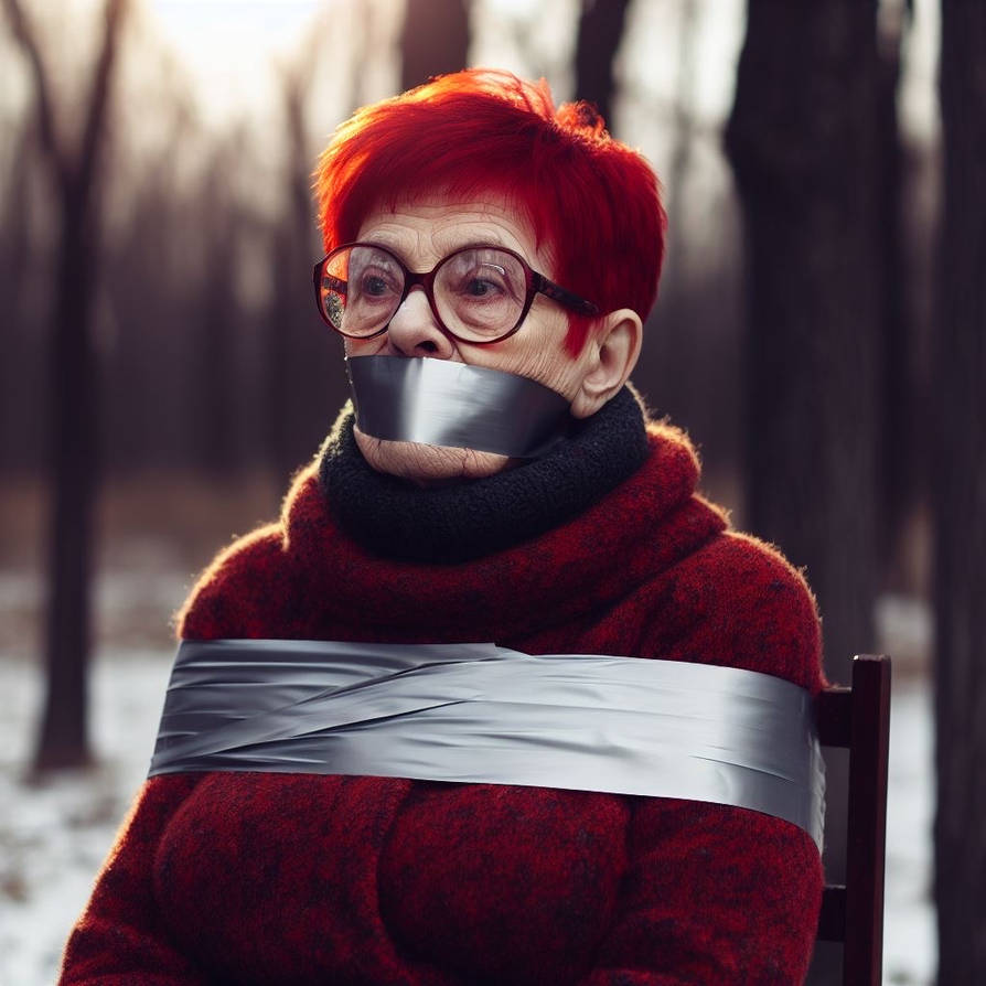 Red haired granny tied up 9 by josephgonzalez1996 on DeviantArt Red haired granny tied up 9 by josephgonzalez1996 on DeviantArt