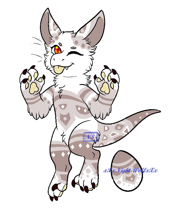 Mystery Cat-Raptor 12: xXxNight-WolfxXx by NejiShadowAdopts on DeviantArt