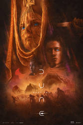 DUNE Part Two Illustrated Poster