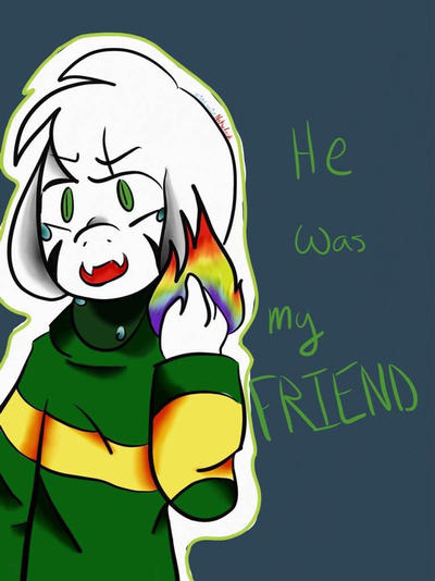 Asriel (Glitchtale Collab) by IceyTheKid on DeviantArt