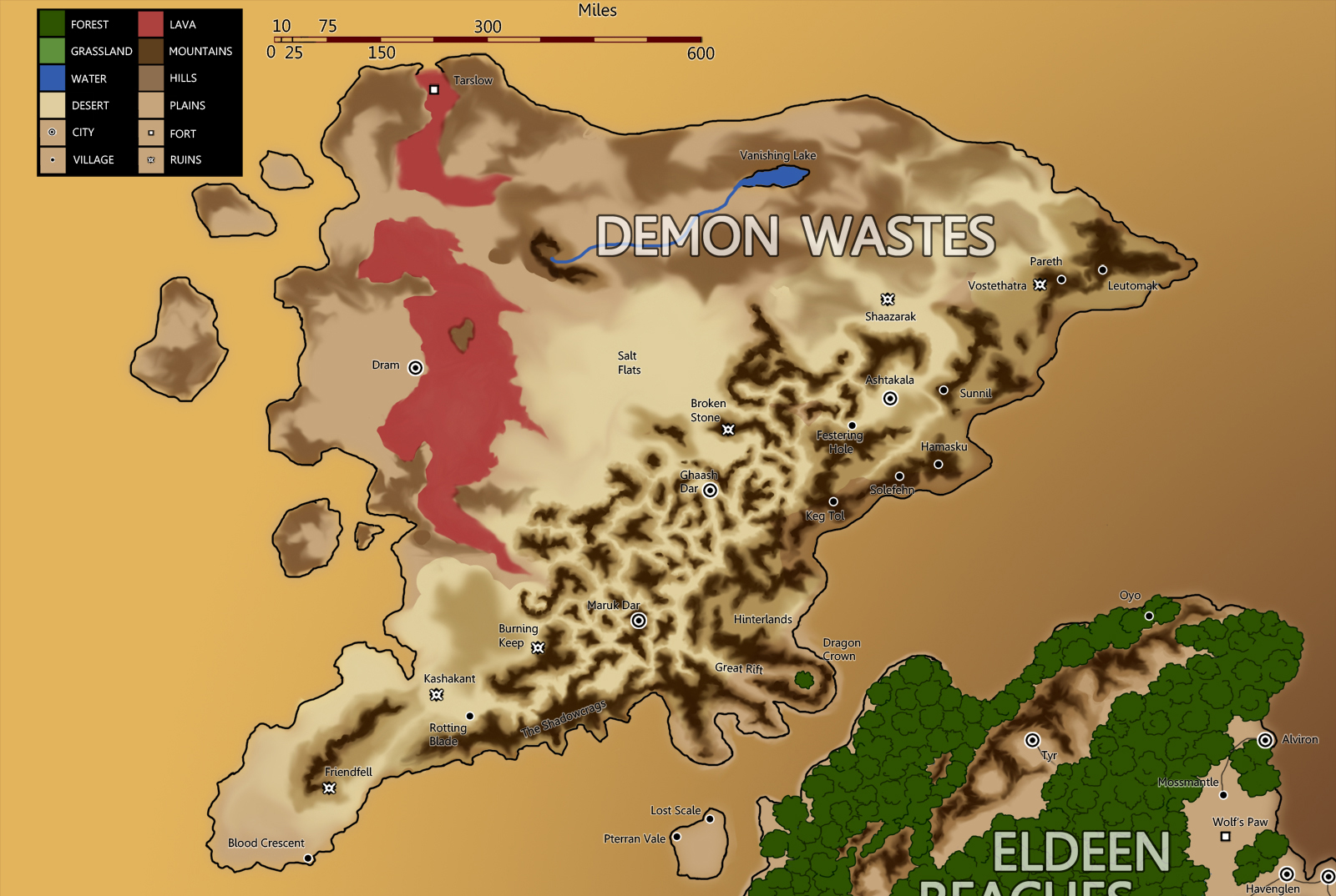 Eberras - Demon Wastes