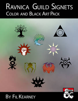 Ravnica Guild Signets Stock Art