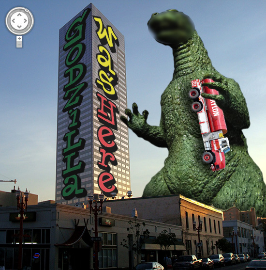 Graffiti Godzilla by blackrock3 on DeviantArt