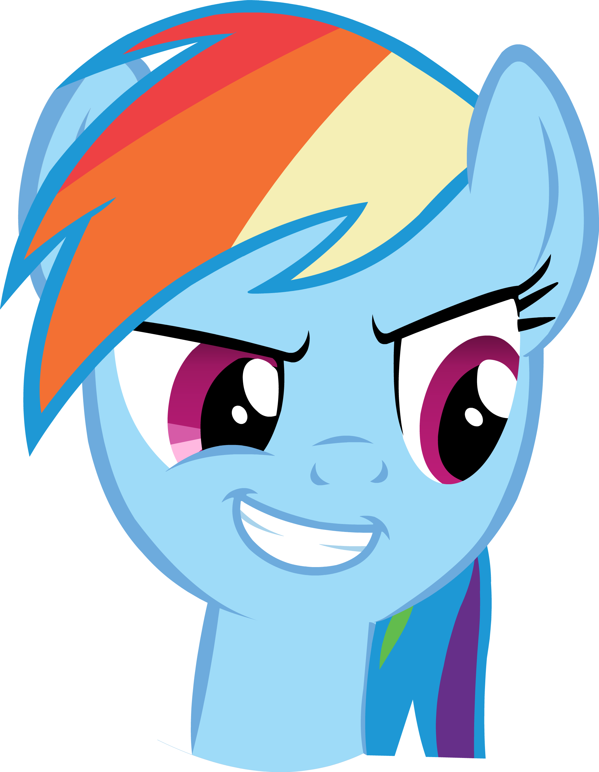 Rainbow Dash Smirk