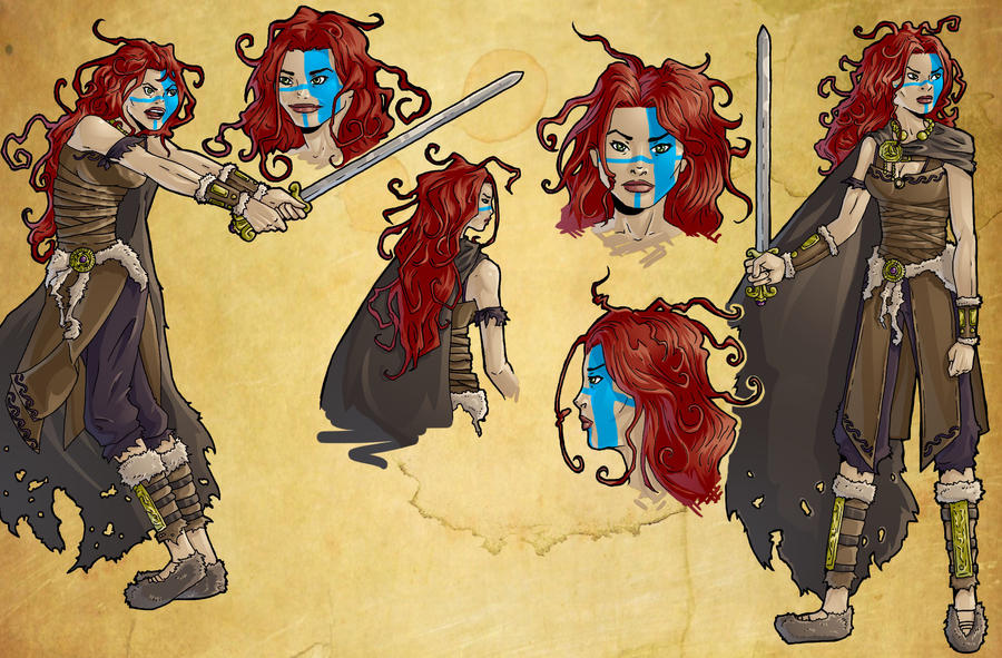 Boudica Character Design