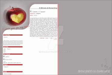 Red Apple Blog Layout