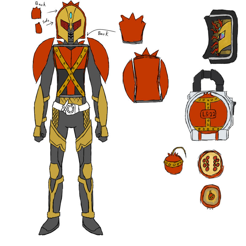 Arm Rider Kamen Rider Maximus Zakuro Arm by longangle on DeviantArt