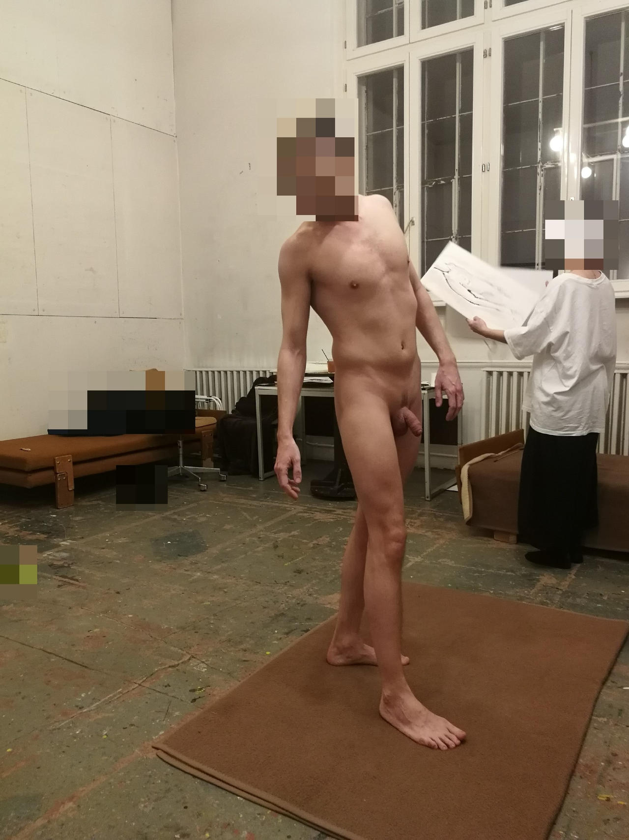 male nude art class