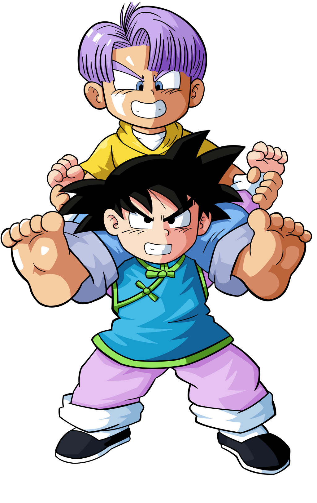 Commission: Goten and Trunks by waffengrunt on DeviantArt