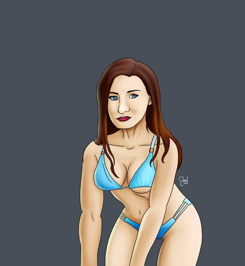 Emily Bloom Blue Biki By DanielBrother On DeviantArt emily-bloom-blue-biki-by-danielbrother-on-deviantart