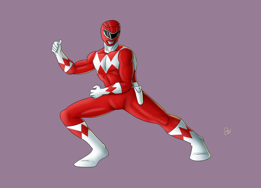 Red Ranger mighty morphin power rangers by DanielBrother on DeviantArt