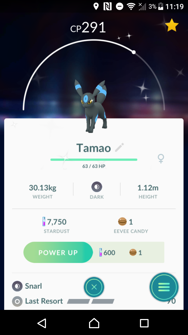 Shiny Umbreon On My Pokemon Go By ronscientistzombie On Deviantart Shiny Umbreon On My Pokemon Go By ronscientistzombie On Deviantart