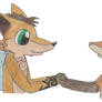 Crash Bandicoot x Melisa the Fox