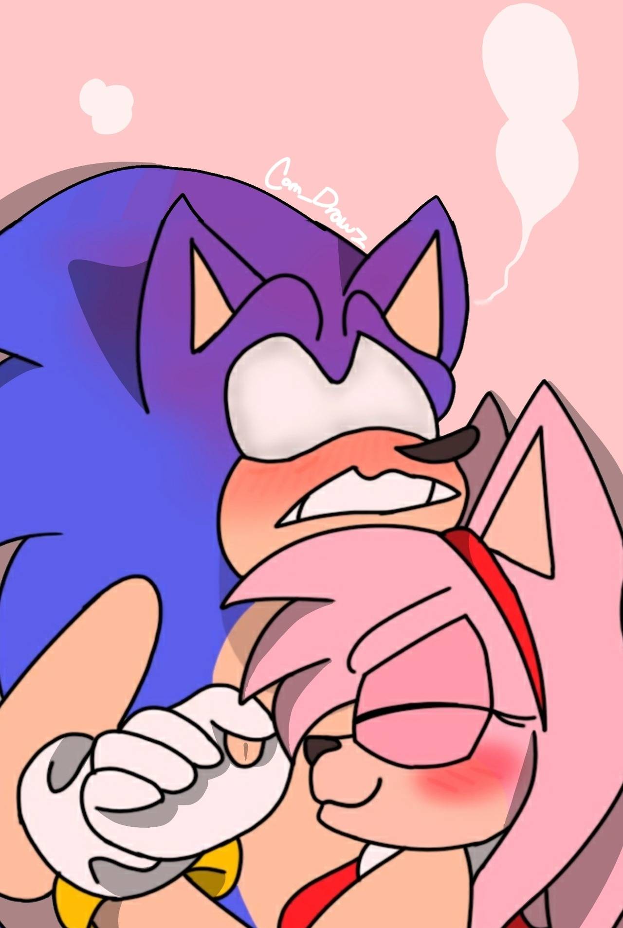 Sonamy Kiss by Kathrime on DeviantArt