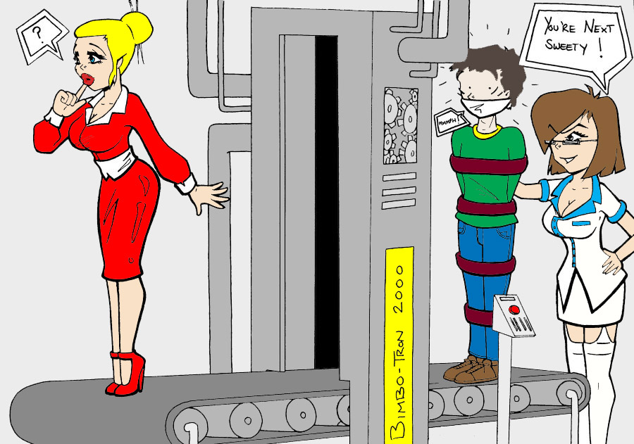 Makeover Machine Girl Deviantart bimbotron colour by metallad on DeviantArt