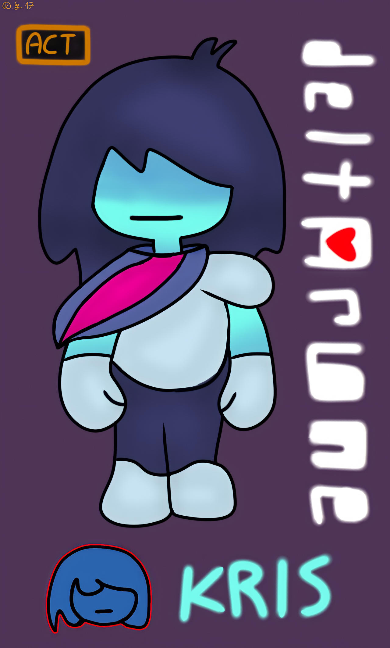 Dark World Kris Deltarune Fanart By DevLuca17 On DeviantArt dark-world-kris-deltarune-fanart-by-devluca17-on-deviantart