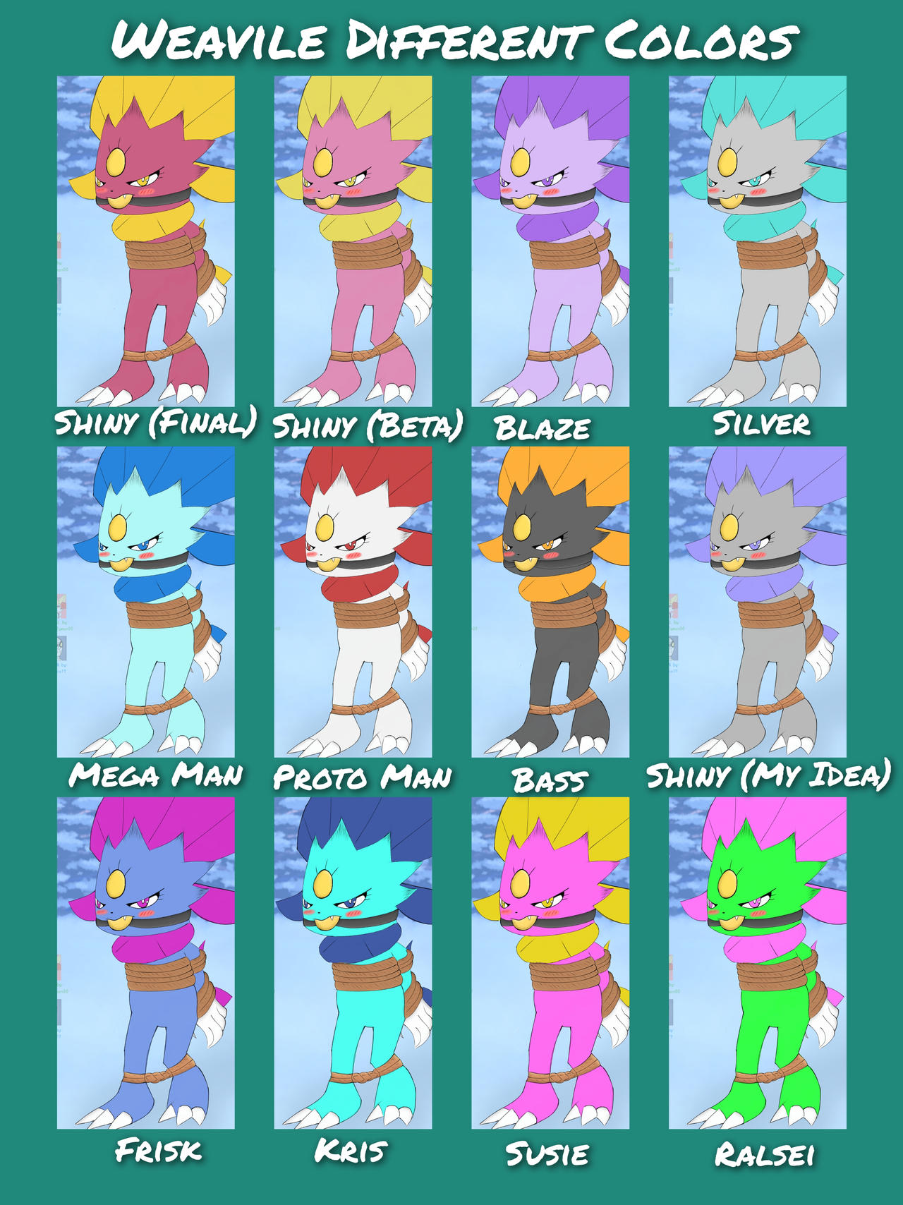 DRAWN supermanlyman00's 'Weavil Tied' -Color Swaps by DevLuca17 on ...