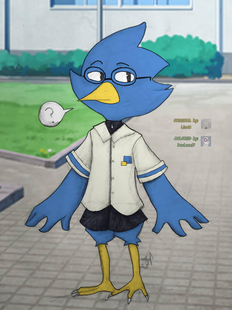 COLORED 'Berdly' by DevLuca17 on DeviantArt