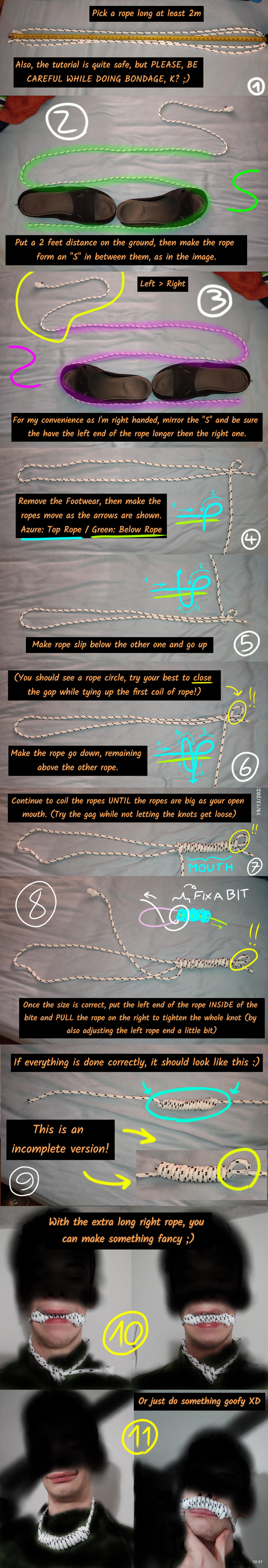 Bit Gags Example TUTORIAL on 'How to make a Bit Gag' by DevLuca17 on DeviantArt