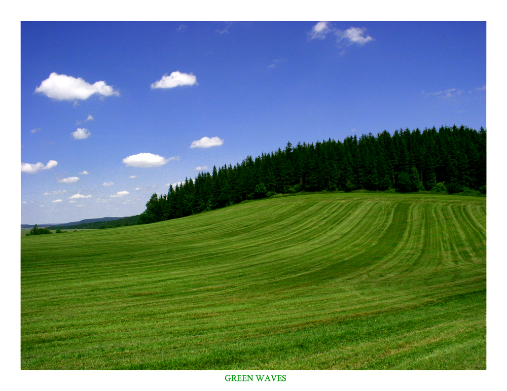 green waves