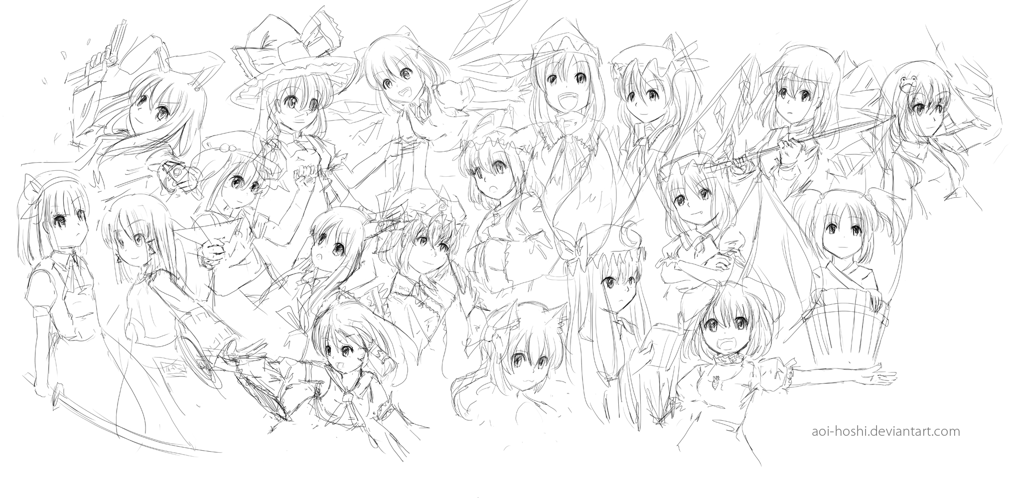 Touhou Sketchdump