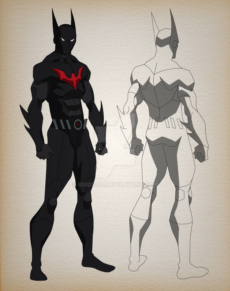 Batman Beyond Character design by bigoso91 on DeviantArt