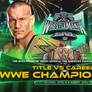 Title vs. Career WWE Championship Match