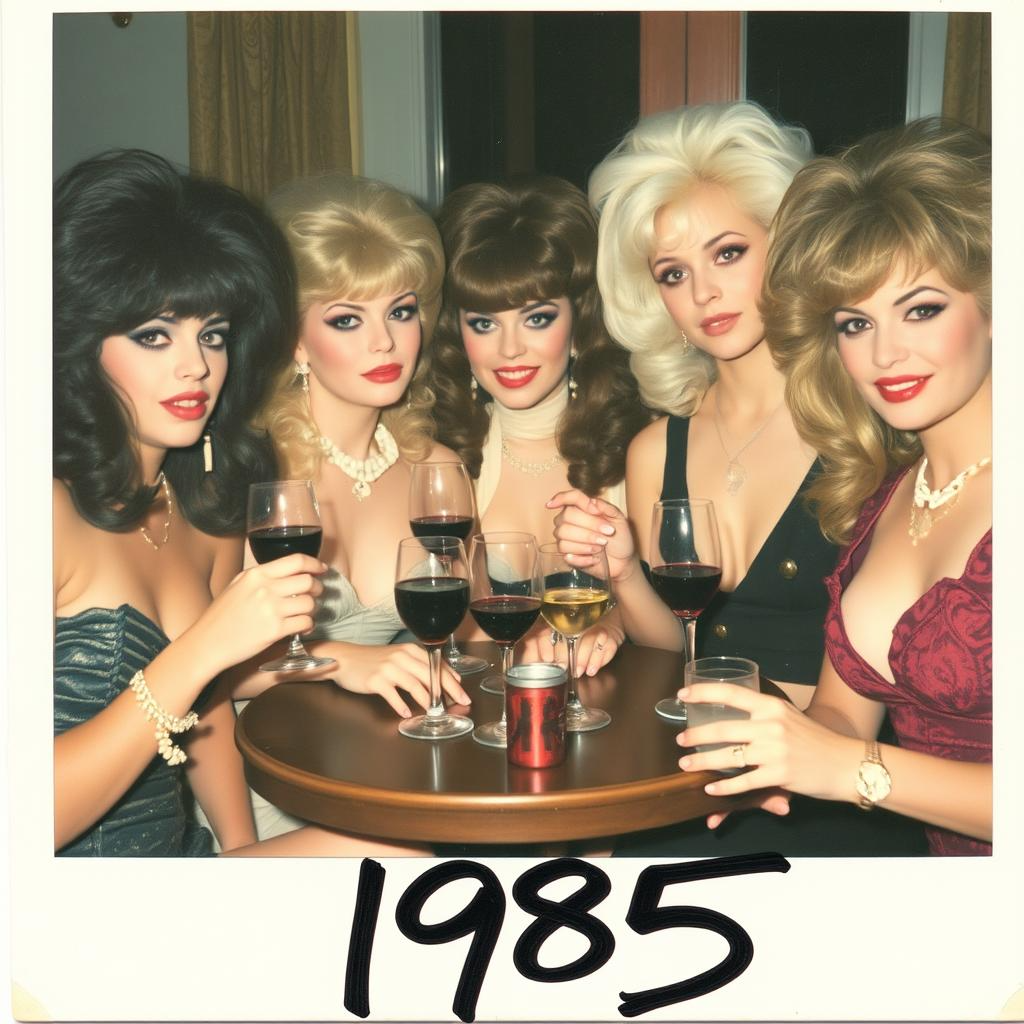 Vintage Tranny Polaroid, 1985
