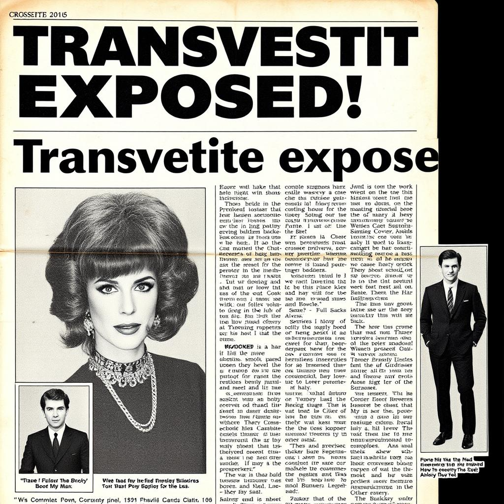 Sensational Newspaper Article, 1960s