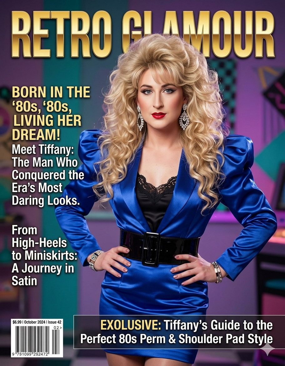 Retro Glamour! Tiffany living the 80s dream!