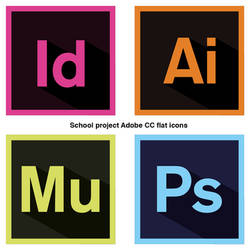 School project Adobe CC flat icons