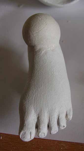 Handmade BJD Progress foot