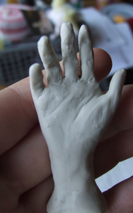 Sculpting Miniatures - Practing Hands