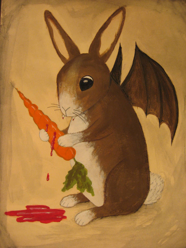 Vampire Rabbit Deviantart vampire bunny by OMA823 on DeviantArt