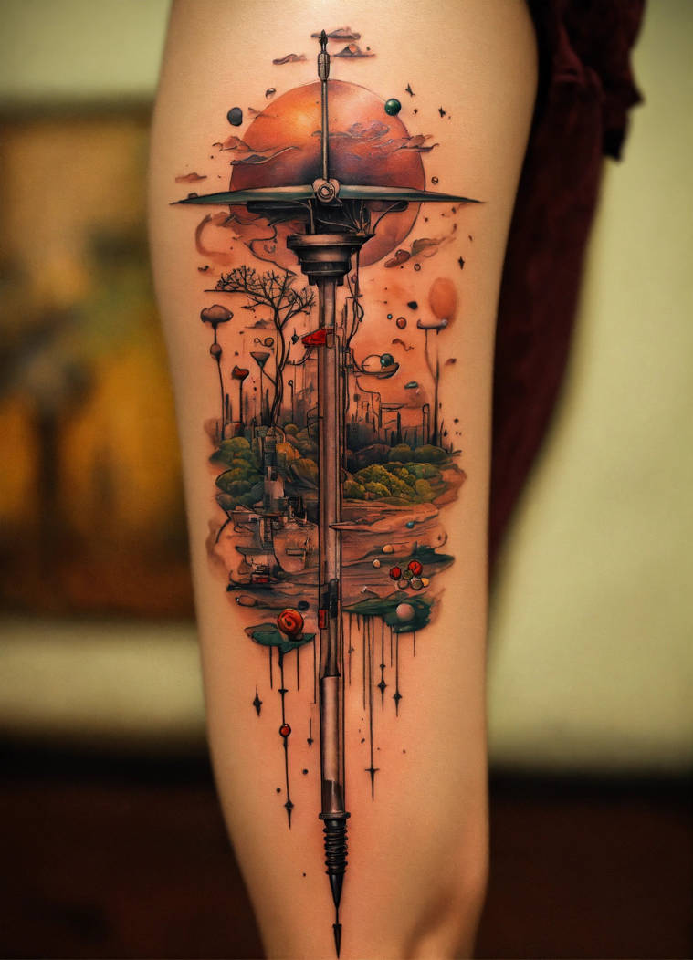 surreal tattoo